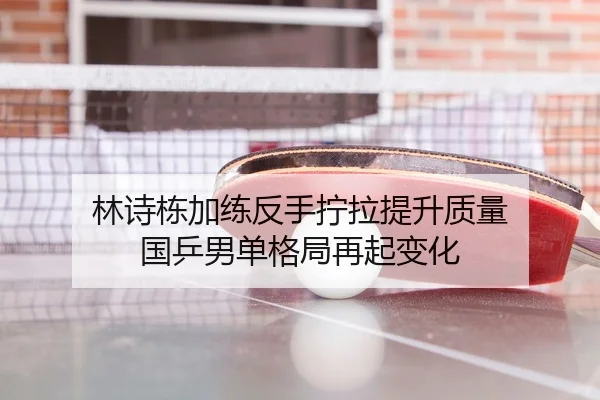 林诗栋加练反手拧拉提升质量 国乒男单格局再起变化